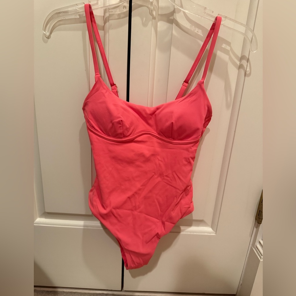 Kittenish one piece bathing suit